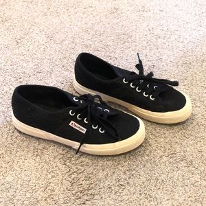 Superga Women’s Size 6.5 Black Shoes